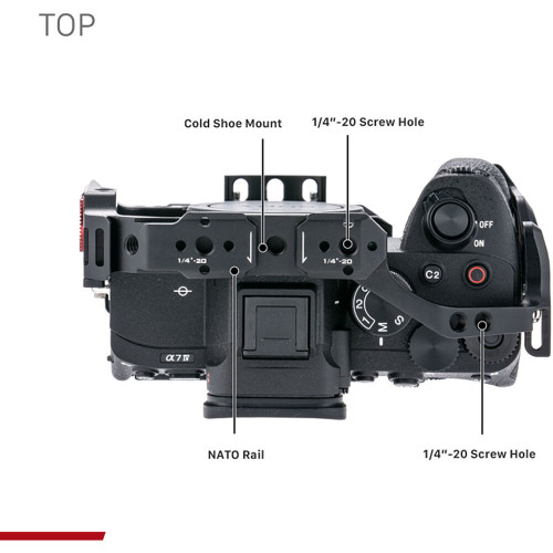 Комплект Tilta Pro Camera Cage Kit for Sony a7 IV (Black) (TA-T30-B-B) | Tilta