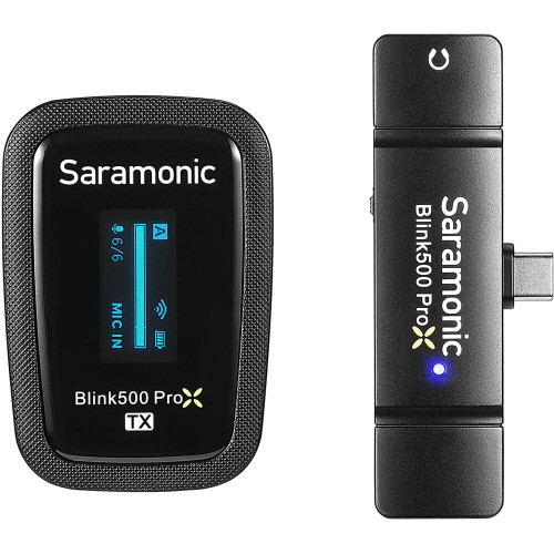 Компактная радиосистема Saramonic Blink 500 ProX B5 Digital Wireless Lavalier Microphone System with USB-C Connector (2.4 GHz) (BLINK 500 ProX B5) | Saramonic