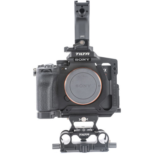 Клітка Tilta Half Cage Lightweight Kit with 15mm LWS Baseplate for Sony a7R V (Black) (TA-T46-B-B) | Tilta