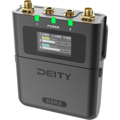 Бездротовий приймач Deity Microphones Theos D2RX Digital Camera-Mount Wireless Microphone Receiver (DTU0253D58) | DEITY Microphones