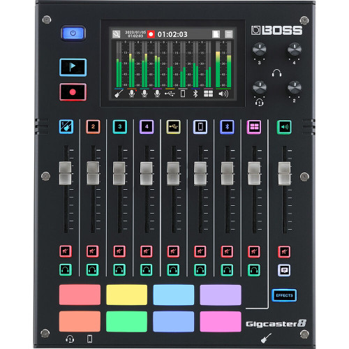Аудиомикшер BOSS Gigcaster 8 Audio Streaming Mixer (GCS-8) | BOSS