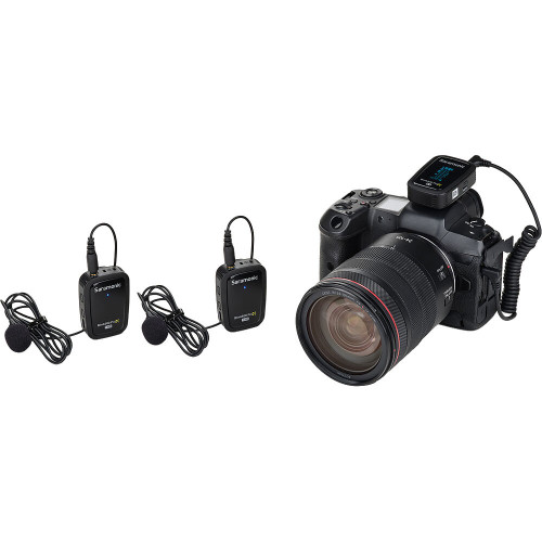 Компактна радіосистема Saramonic Blink 500 ProX B2R 2-Person Digital Camera-Mount Wireless Omni Lavalier Microphone System (Black, 2.4 GHz) (BLINK 500 PROX B2R) | Saramonic