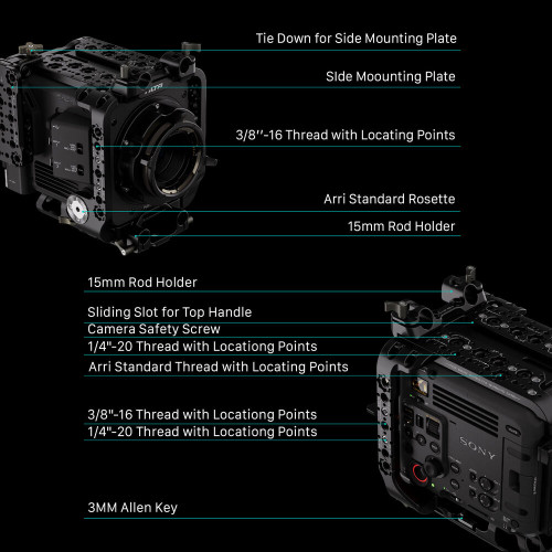 Клітка Tilta Full Camera Cage Plus for Sony BURANO (ESR-T18-FCC-A) | Tilta