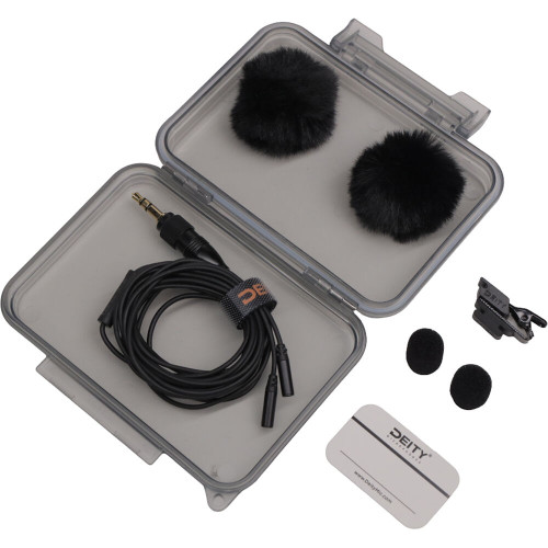 Мікрофон Deity Microphones Dual-Head W.Lav Pro Omni Lavalier Microphones (Black) (DTS0297D60) | DEITY Microphones