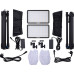 Портативна світлодіодна панель Aputure Amaran Pano 60c RGB COB Mobile Light Panel (2-Light Kit, Charcoal) (MP0101009B) | Aputure