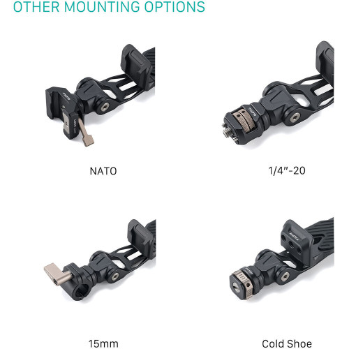 Адаптер на кермо для поворотного тримача смартфона Tilta Handlebar Adapter for Rotatable Phone Mounting Bracket V2 (TA-PMB5-HB-B) | від бренду Tilta