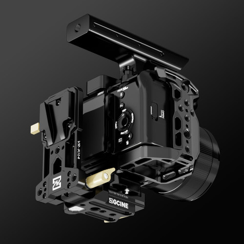 Батарейная площадка ZGCINE VR-Kit 4 Quick Release Metal V-Lock Battery Plate with Arca-Type Mount (VR-Kit 4) | ZGCINE
