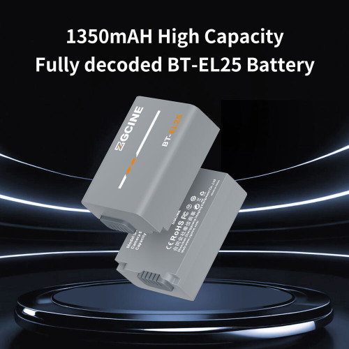 Акумулятор ZGCINE EN-EL25 Camera Battery (1280mAh) (BT-EL25) | ZGCINE