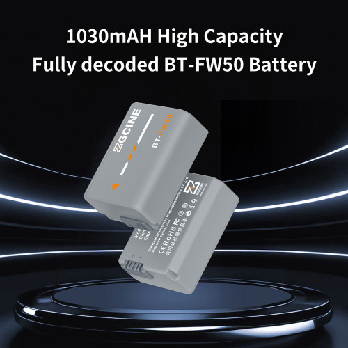 Акумулятор ZGCINE NP-FW50 Camera Battery (1030mAh) (BT-FW50) | ZGCINE