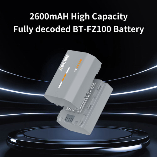 Акумулятор ZGCINE BT-FZ100 Battery (2600mAh) (BT-FZ100) | від бренду ZGCINE