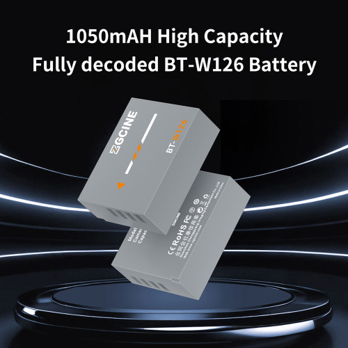 Акумулятор ZGCINE NP-W126S Camera Battery (1050mAh) (BT-W126) | ZGCINE