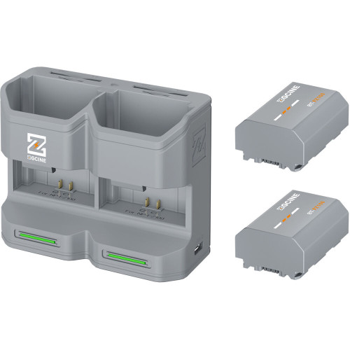 Зарядное устройство ZGCINE Travel Charging Case Kit with 2 NP-FZ100 Batteries (2600mAh, Gray) (PC2-FZ100 Kit2) | ZGCINE