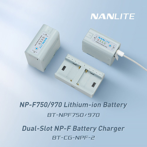 Акумулятор Nanlite NP-F970 Lithium-Ion Battery (7800mAh) (BT-NPF970) | Nanlite