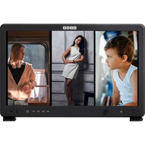 Відеомонітор OSEE MEGA 22S4 21.5' Horizontal/Vertical Multiview Production Monitor with Gold/V-Mount Plates (Mega 22S4 KIT) | від бренду OSEE