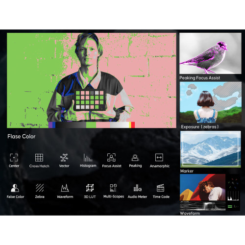 Відеомонітор OSEE MEGA 22S4 21.5' Horizontal/Vertical Multiview Production Monitor with Gold/V-Mount Plates (Mega 22S4 KIT) | від бренду OSEE