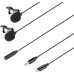 Петличний мікрофон Saramonic LavMicro U1C Dual Omnidirectional Lavalier Microphone with Lightning Connector for iOS Devices (LavMicro U1С) | Saramonic