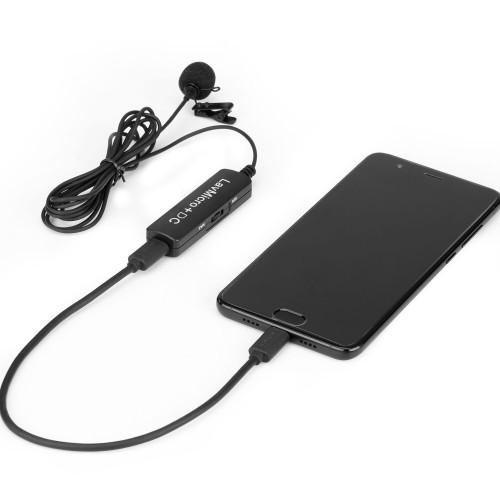 Петличний мікрофон Saramonic LavMicro+DC Digital Lavalier Microphone for iOS/Android Devices and Mac/Windows Computers (LavMicro+ DC) | Saramonic