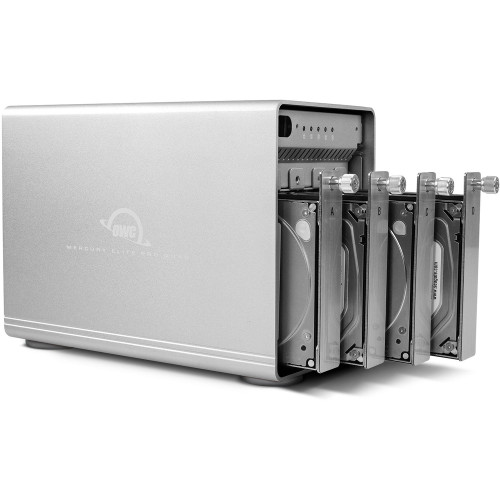 Зовнішній накопичувач OWC Mercury Elite Pro Quad 72TB 4-Bay USB-C 3.2 Gen 2 RAID Array (4 x 18TB) (OWCMEQCTSRT72) | OWC
