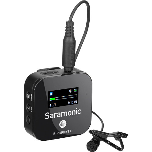 Компактна радіосистема Saramonic Blink 900 B2 2-Person Digital Camera-Mount Wireless Omni Lavalier Microphone System (2.4 GHz, Black) (BLINK 900 B2) | Saramonic