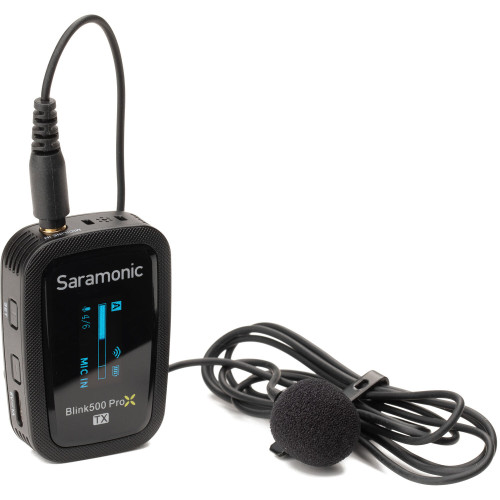 Компактна радіосистема Saramonic Blink 500 ProX B1 Digital Camera-Mount Wireless Omni Lavalier Microphone System (Black, 2.4 GHz) (BLINK 500 PROX B1) | Saramonic