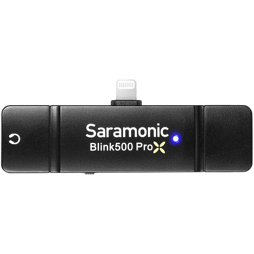 Компактна радіосистема Saramonic Blink 500 ProX B4 Two-Person Digital Wireless Lavalier Microphone System with Lightning Connector (2.4 GHz) (BLINK 500 ProX B4) | Saramonic