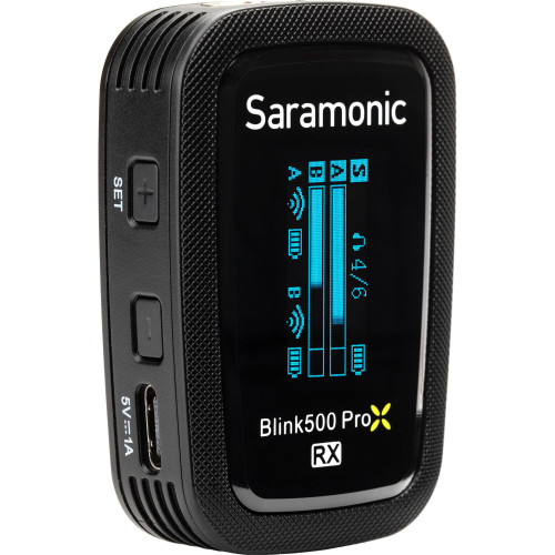 Цифровий приймач Saramonic Blink 500 Pro RX Dual-Channel Camera-Mount Digital Wireless Receiver (2.4 GHz) (BLINK 500 ProX RX) | Saramonic