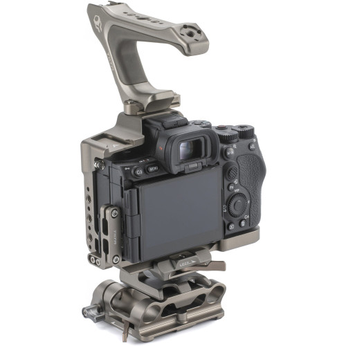 Клітка Tilta Half Cage Lightweight Kit with 15mm LWS Baseplate for Sony a7R V (Titanium Gray) (TA-T46-B-TG) | Tilta