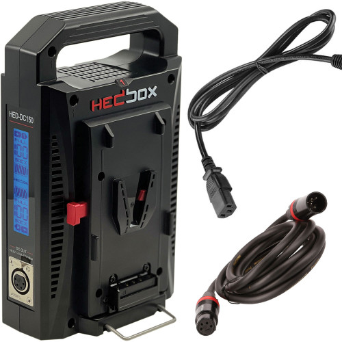 Зарядний пристрій Hedbox Dual Digital V-Mount Battery Charger with Power Bank Function (HED-DC-150V) | Hedbox