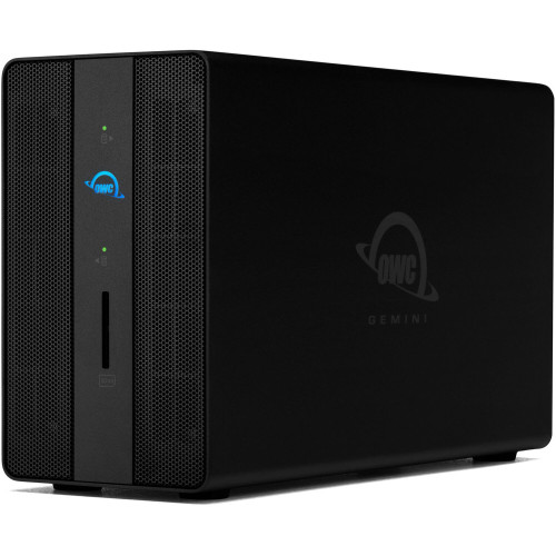 Зовнішній накопичувач OWC Gemini 24TB 2-Bay Thunderbolt 3 Raid Array (2 x 12TB) (OWCTB3GM000H24) | OWC