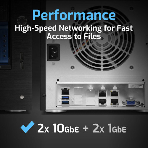 Мережевий накопичувач OWC Jupiter Mini 80TB 5-Bay NAS Server (5 x 16TB) (JMIN0535R080H2) | OWC