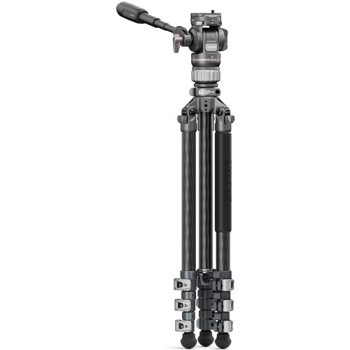 Штатив (комплект) Tilta Travel Video Fluid Head with 3-Stage Carbon Fiber Legs (5KG) - Space Gray (TT-VT05-FB-SG) | Tilta