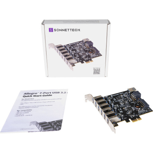 Контролер Sonnet Allegro 7-Port USB-A 3.2 Gen 1 PCIe Card (USB3-7PM-E) | Sonnet