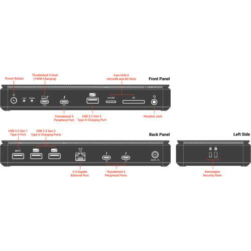 Док-станція Sonnet Echo 13 Thunderbolt 5 SSD Dock (4TB) (ECHO-DK13-4TB5) | від бренду Sonnet