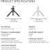 Штатив Tilta Extendable Vlog Tripod (Space Gray) (TT-VT01-BH-SG) | Tilta