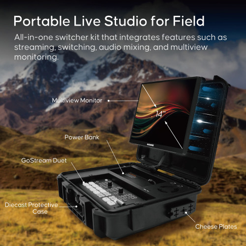 Видеомикшер OSEE GoStream Duet SDI/HDMI/NDI Live Streaming Video Switcher/Recorder Kit (GoStream Duet Kit) | от бренда OSEE