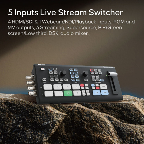 Видеомикшер OSEE GoStream Duet SDI/HDMI/NDI Live Streaming Video Switcher/Recorder Kit (GoStream Duet Kit) | от бренда OSEE