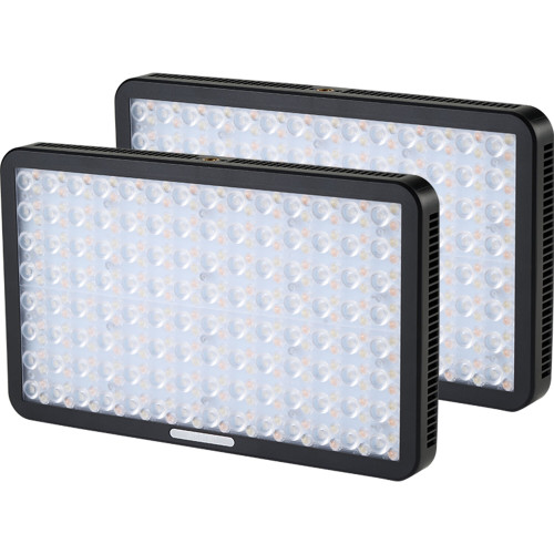 Портативна світлодіодна панель Aputure Amaran Pano 60c RGB COB Mobile Light Panel (2-Light Kit, Charcoal) (MP0101009B) | Aputure