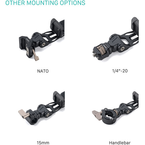 Адаптер холодного черевика для поворотного тримача смартфона Tilta Cold Shoe Adapter for Rotatable Phone Mounting Bracket V2 (TA-PMB5-CS-B) | від бренду Tilta