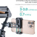 Поворотний тримач для смартфона з адаптером на кермо Tilta Rotatable Phone Mounting Bracket V2 with Handlebar Mount (TA-PMB5-HBK-B) | від бренду Tilta