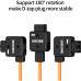 Кабель живлення ZGCINE DT-LMS D-Tap to 2-Pin LEMO 0B Male Braided Power Cable (60cm) (DT-LMS) | ZGCINE