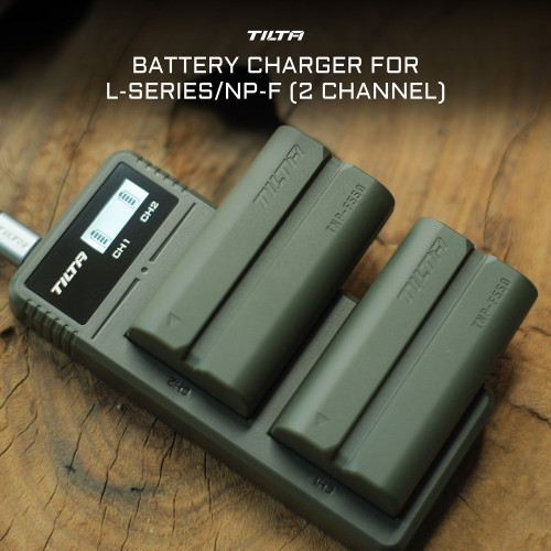 Зарядное устройство Tilta 2-Bay NP-F/L-Series Battery Charger (TBC-LS-GN) | Tilta