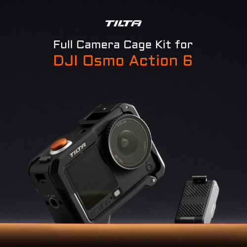 Клітка Tilta Camera Cage Base Kit for DJI Osmo Action 6 (Black) (TA-T95-A-B) | Tilta