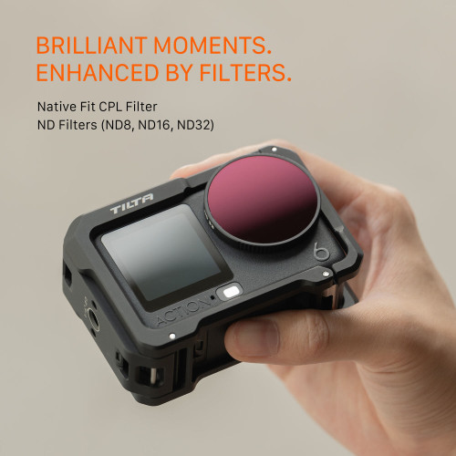 Набір світлофільтрів Tilta Filter Kit for DJI Osmo Action 6 (Set of 4) (TA-T95-FK-B) | Tilta