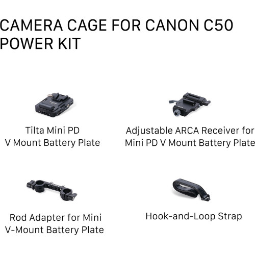 Клітка Tilta Camera Cage Power Kit for Canon C50 (Black) (TA-T93-C-B) | Tilta