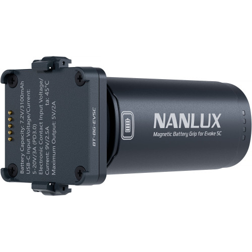Магнитная рукоятка-аккумулятор Nanlux Magnetic Battery Grip for Evoke 5C (BT-BG-EV5C) | от бренда Nanlux