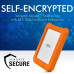 Портативний зовнішній накопичувач LaCie 2TB USB 3.1 Gen 1 Type-C Rugged Secure Portable Hard Drive (STFR2000403) | від бренду LaCie