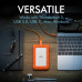 Портативний зовнішній накопичувач LaCie 2TB USB 3.1 Gen 1 Type-C Rugged Secure Portable Hard Drive (STFR2000403) | від бренду LaCie