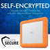 Портативний зовнішній накопичувач LaCie 8TB Rugged RAID Shuttle USB 3.1 Gen 2 Type-C External Hard Drive (STHT8000800) | від бренду LaCie