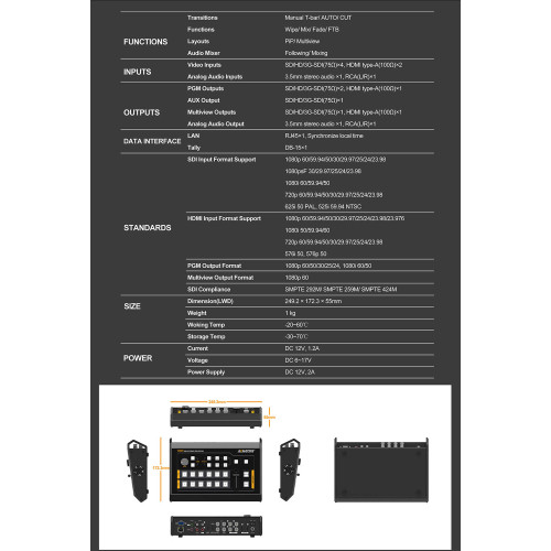 Відеомікшер Avmatrix VS0601 (VS0601) |
