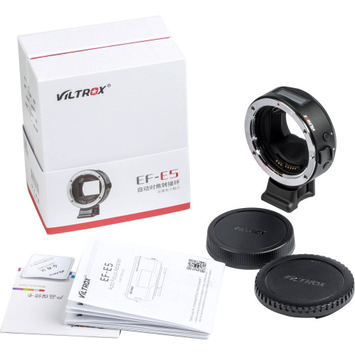 Адаптер байонета Viltrox Mark V EF-E5 Canon EF Lens to Sony E-Mount Body Adapter with OLED Screen (EF-E5) | от бренда Viltrox